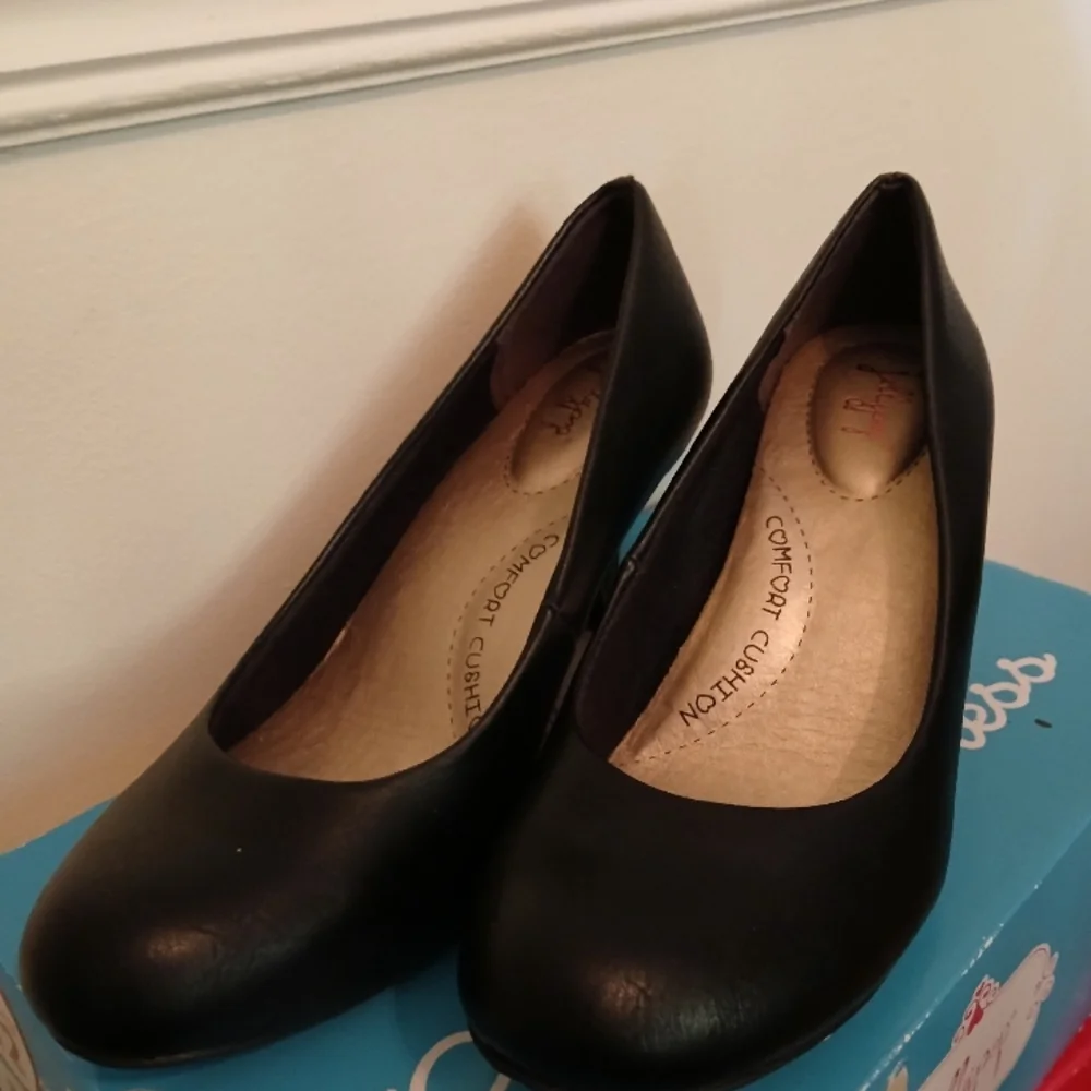 Lily Black Comfort Cushion Women's Shoes - Picture 3 of 5
